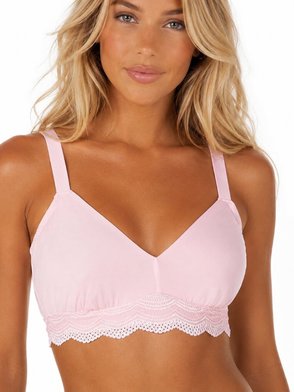 Cosabella Women's Pink Ceylon Modal Curvy Bralette Size XS 9076